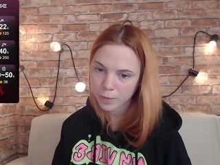 redhead katrin-stone is 18 years old. Speaks english, . Lives in 